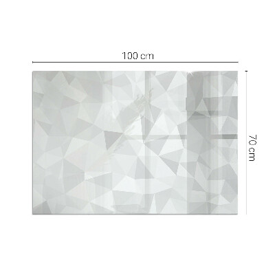 Vetro sotto stufa con motivo astratto a forme