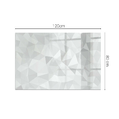 Vetro sotto stufa con motivo astratto a forme