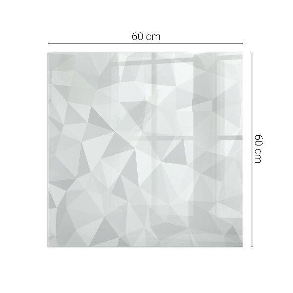 Vetro sotto stufa Design astratto in forme