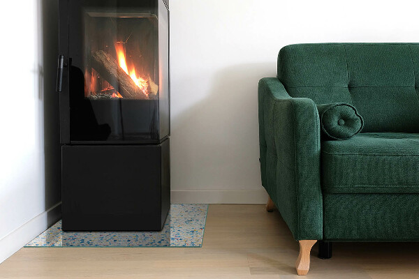 Vetro sotto stufa Design moderno con struttura