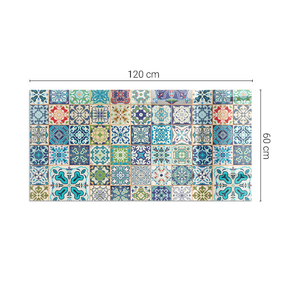 Vetro sotto stufa Mosaici di varie forme