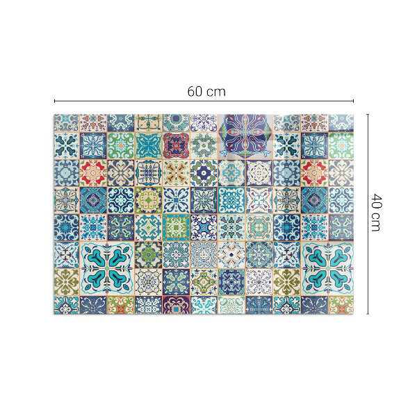 Vetro sotto stufa Mosaici di varie forme