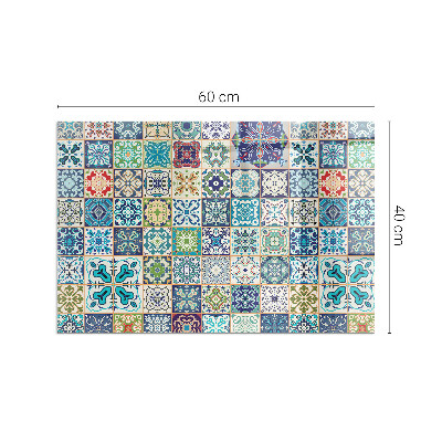 Vetro sotto stufa Mosaici di varie forme