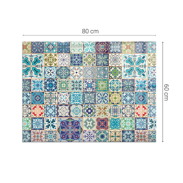 Vetro sotto stufa Mosaici di varie forme