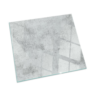 Vetro sotto stufa rettangolare Texture cemento in stile