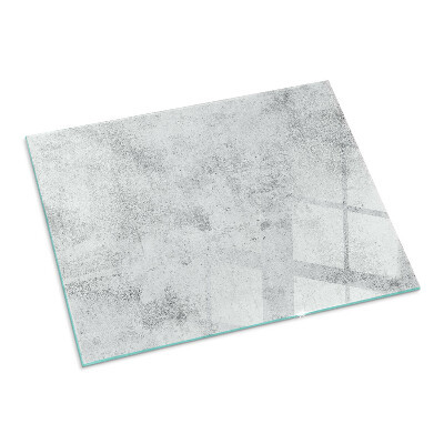 Vetro sotto stufa rettangolare Texture cemento in stile