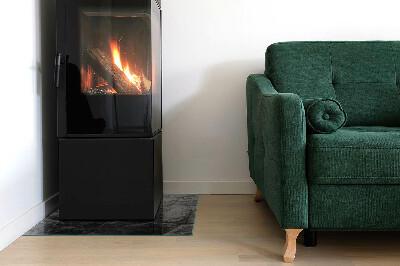 Vetro sotto stufa rettangolare con motivo in pietra naturale