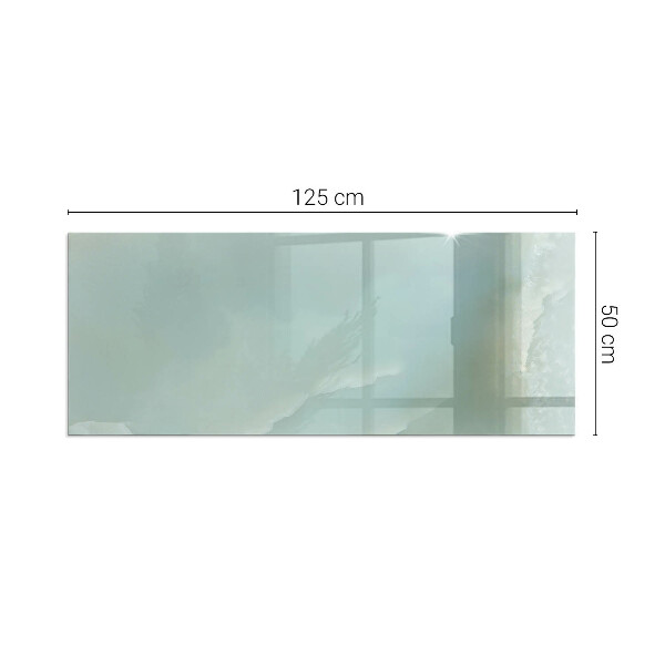 Vetro sotto stufa con elegante motivo marmorizzato