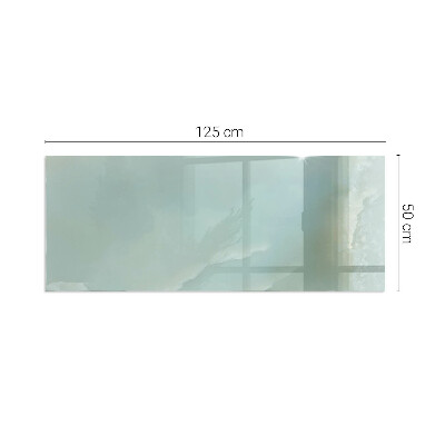 Vetro sotto stufa con elegante motivo marmorizzato