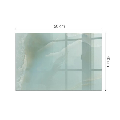 Vetro sotto stufa con elegante motivo marmorizzato