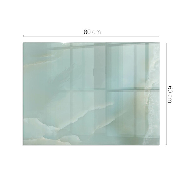 Vetro sotto stufa con elegante motivo marmorizzato