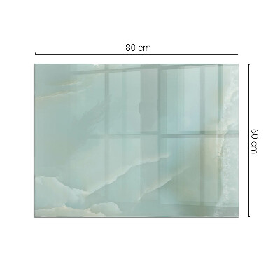 Vetro sotto stufa con elegante motivo marmorizzato