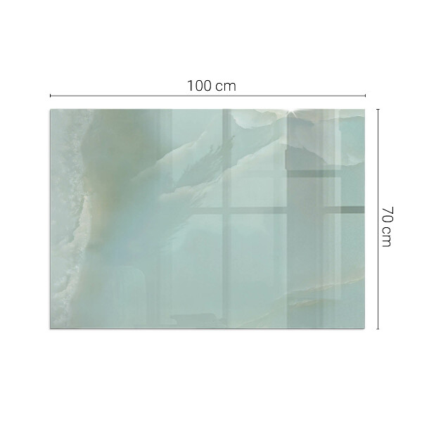 Vetro sotto stufa con elegante motivo marmorizzato