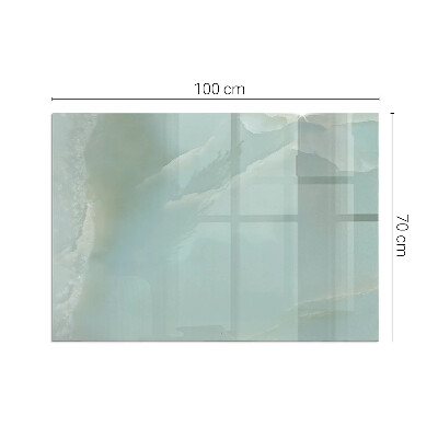 Vetro sotto stufa con elegante motivo marmorizzato