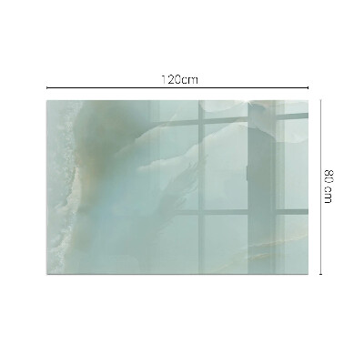 Vetro sotto stufa con elegante motivo marmorizzato