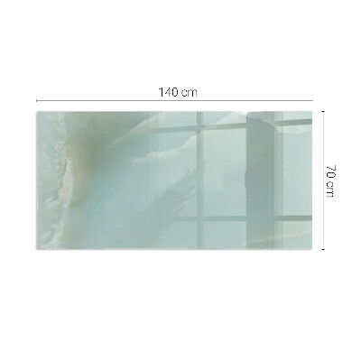 Vetro sotto stufa con elegante motivo marmorizzato