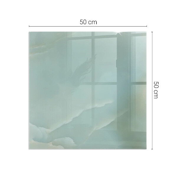 Vetro sotto stufa con elegante motivo marmorizzato