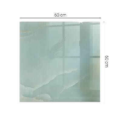 Vetro sotto stufa con elegante motivo marmorizzato