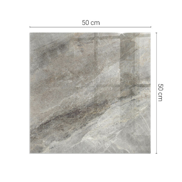 Vetro sotto stufa rettangolare con finitura che richiama la pietra naturale