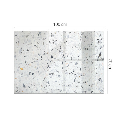 Vetro sotto stufa con motivo a pietra e dettagli raffinati