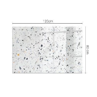 Vetro sotto stufa con motivo a pietra e dettagli raffinati