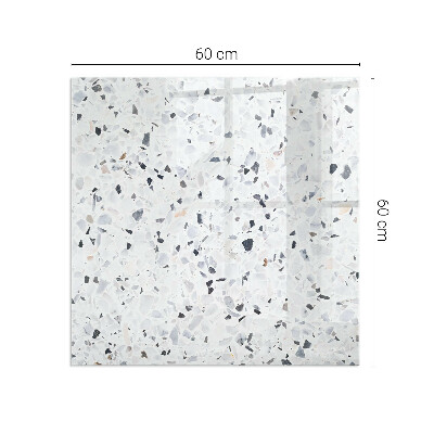 Vetro sotto stufa con motivo a pietra e dettagli raffinati