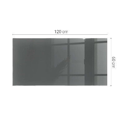 Vetro sotto stufa rettangolare Colore Grigio-marrone