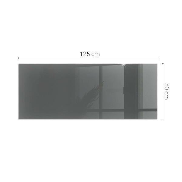 Vetro sotto stufa rettangolare Colore Grigio-marrone