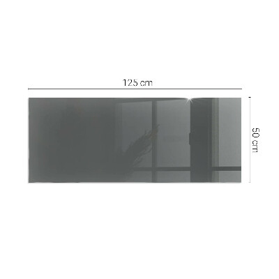 Vetro sotto stufa rettangolare Colore Grigio-marrone