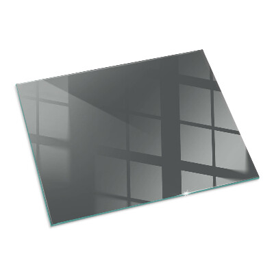 Vetro sotto stufa rettangolare Colore Grigio-marrone