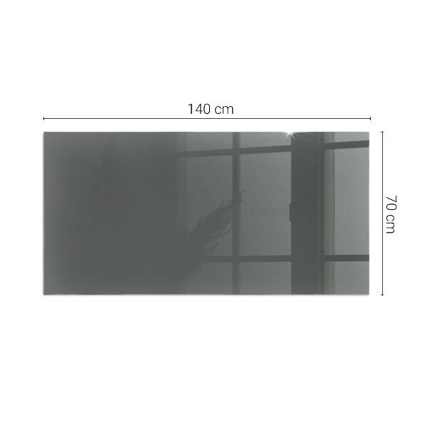 Vetro sotto stufa rettangolare Colore Grigio-marrone