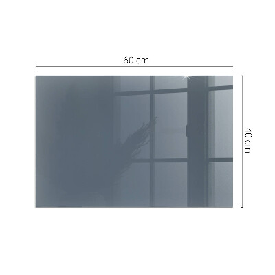 Vetro sotto stufa rettangolare Colore Blu scuro