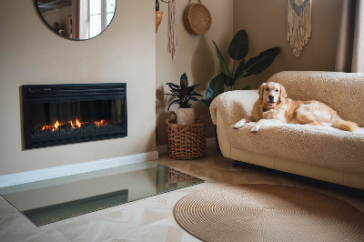 Vetro sotto stufa di colore oliva