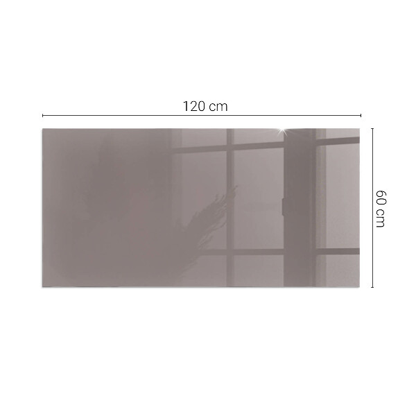 Vetro sotto stufa rettangolare in colore beige