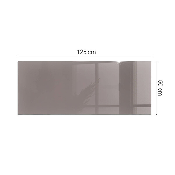 Vetro sotto stufa rettangolare Colore beige