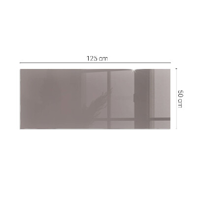 Vetro sotto stufa rettangolare Colore beige