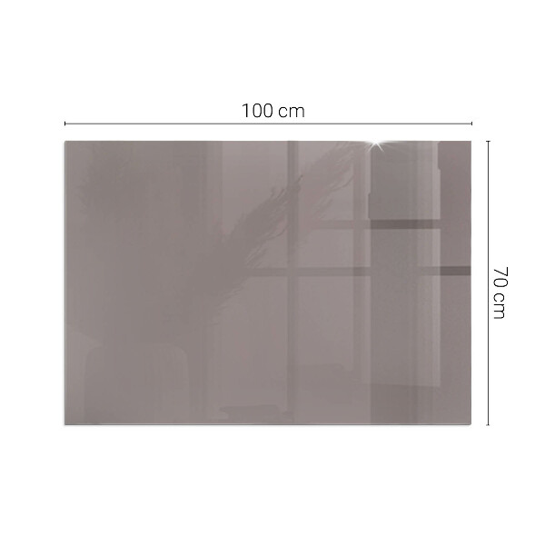 Vetro sotto stufa rettangolare Colore beige