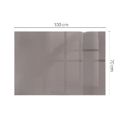 Vetro sotto stufa rettangolare Colore beige