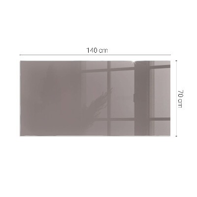 Vetro sotto stufa rettangolare Colore beige