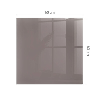 Vetro sotto stufa rettangolare Colore beige