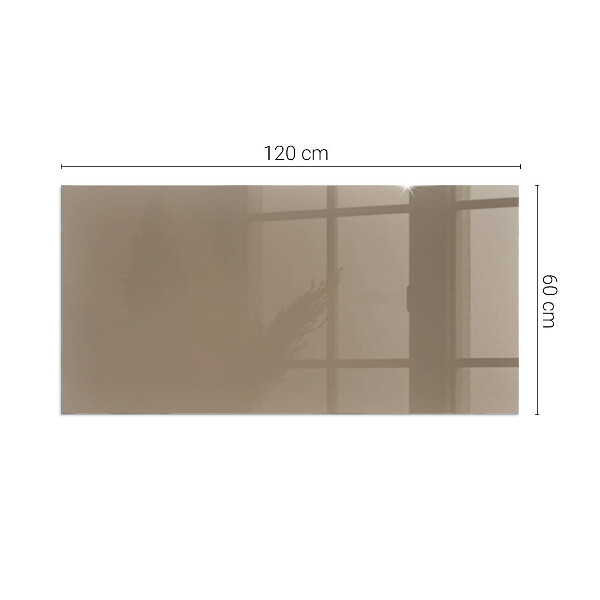 Vetro sotto stufa in colore marrone