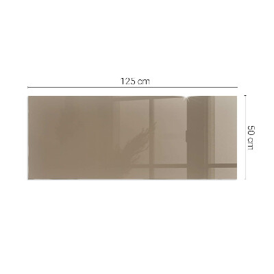 Vetro sotto stufa Marrone Colore