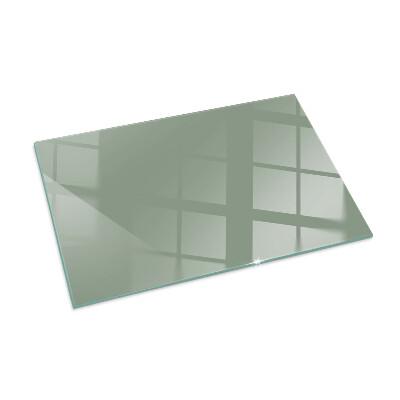 Vetro sotto stufa rettangolare Colore grigio-verde