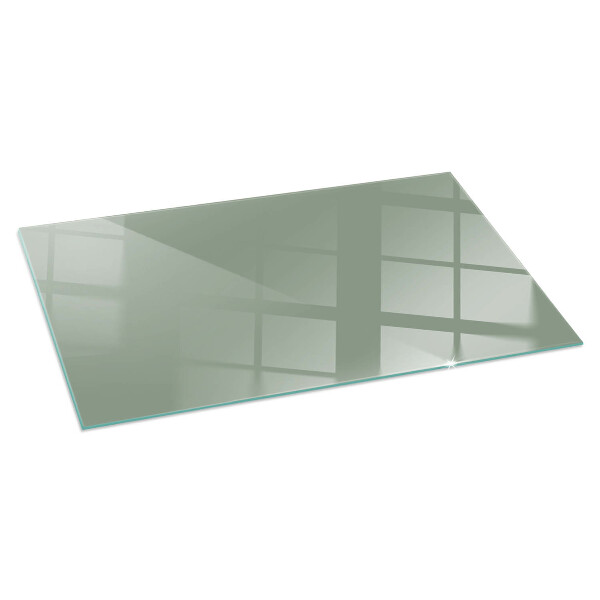 Vetro sotto stufa rettangolare Colore grigio-verde