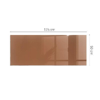 Vetro sotto stufa Marrone Colore