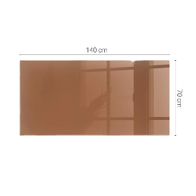 Vetro sotto stufa Marrone Colore