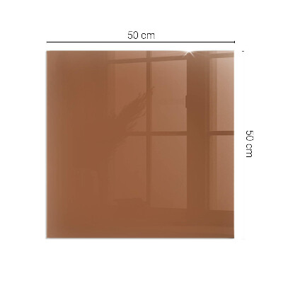 Vetro sotto stufa Marrone Colore