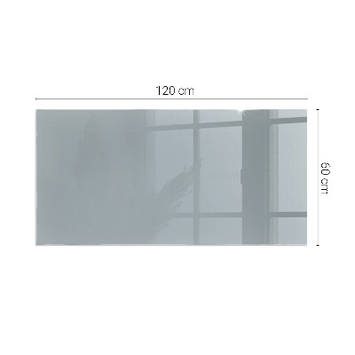 Vetro sotto stufa rettangolare Colore grigio