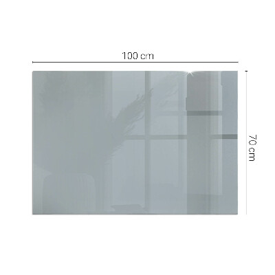 Vetro sotto stufa rettangolare Colore grigio