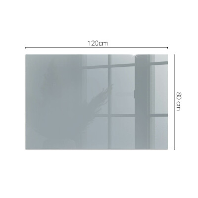 Vetro sotto stufa rettangolare Colore grigio